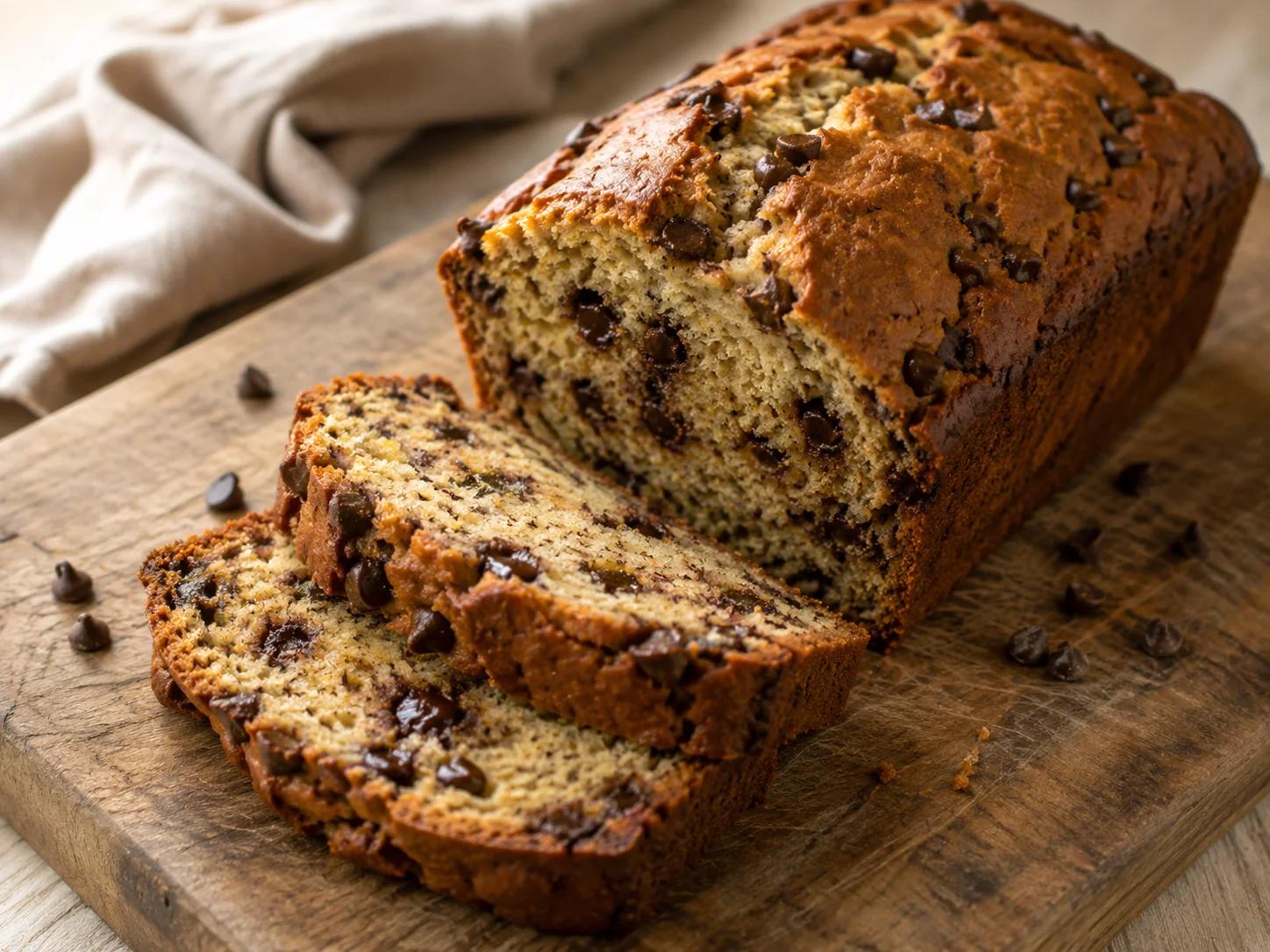 Banana Chocolate Chip Loaf from Heir's Pears
