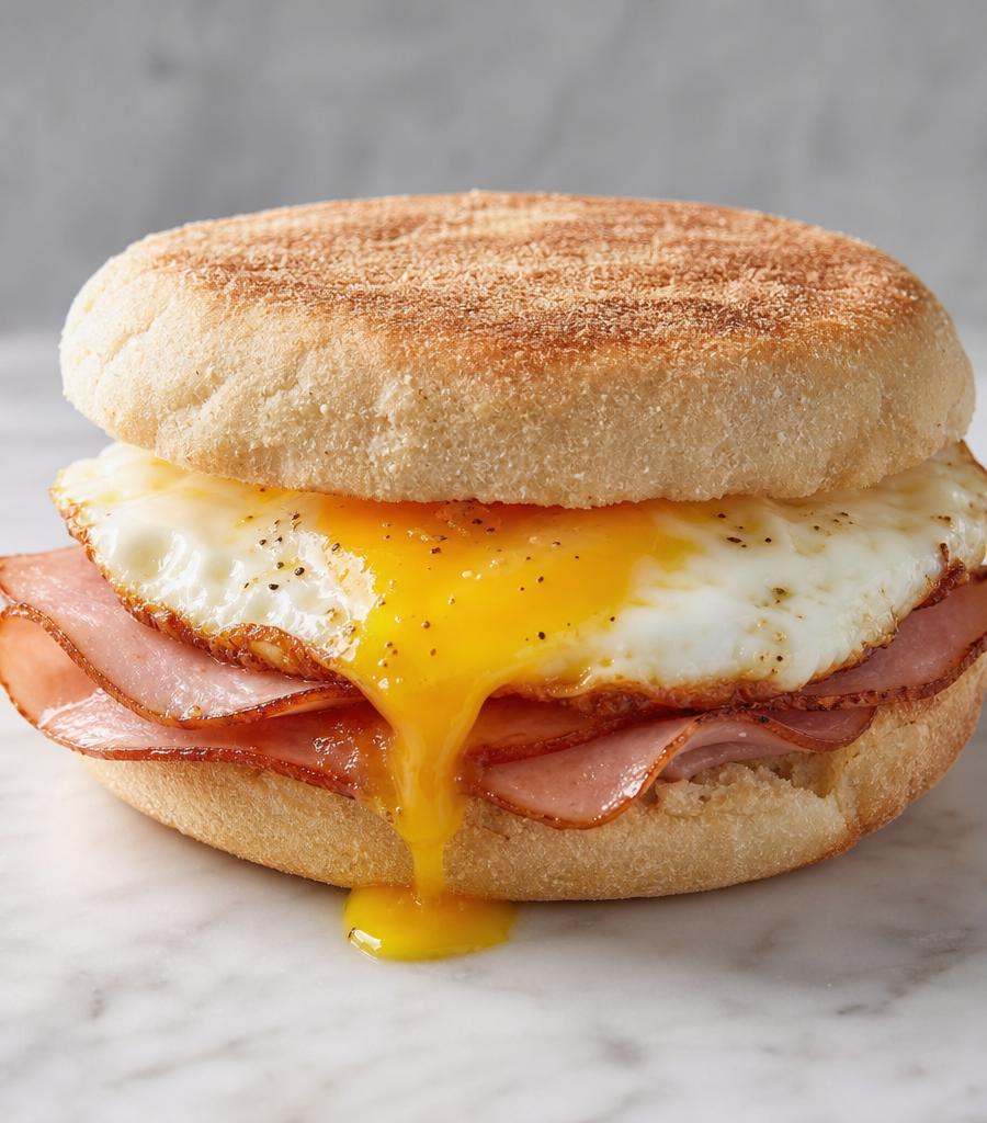 Ham & Egg English Muffin