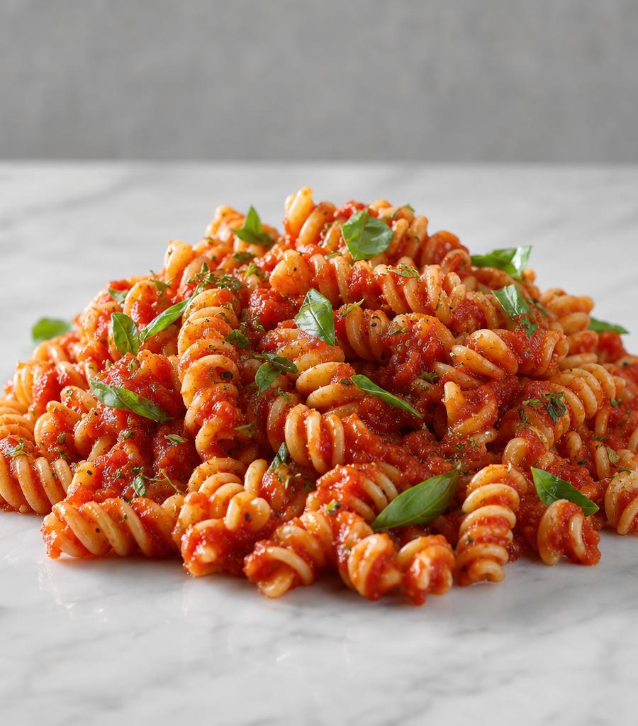Rotini Pasta with Tomato & Herb Sauce